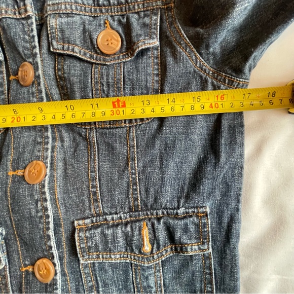 Tulle Denim Jean Jacket Size Small - Picture 8 of 10